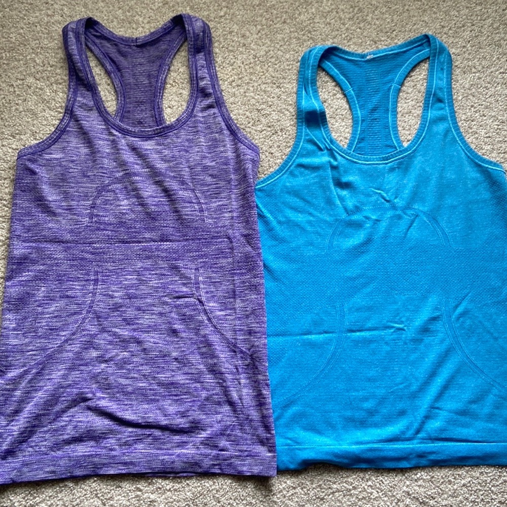 Swiftly Tech Racerback Tank Top Size 4 Purple